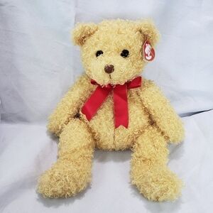 TY Classic Baby Goldilocks Curly Teddy Bear Plush Stuffed Toy 14 Inch 2003